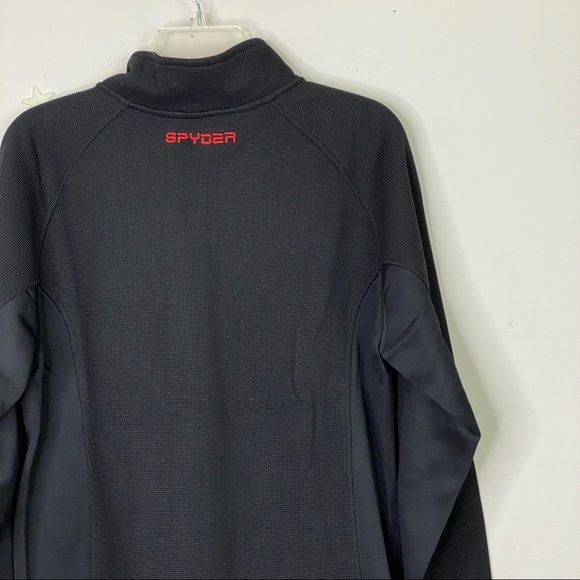 SPYDER Men’s black zip front jacket - Picture 12 of 14